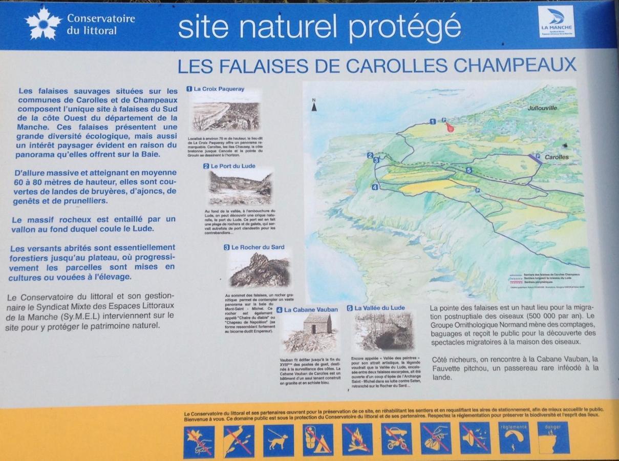 "Le Vieux Nid" Villa Carolles Luaran gambar